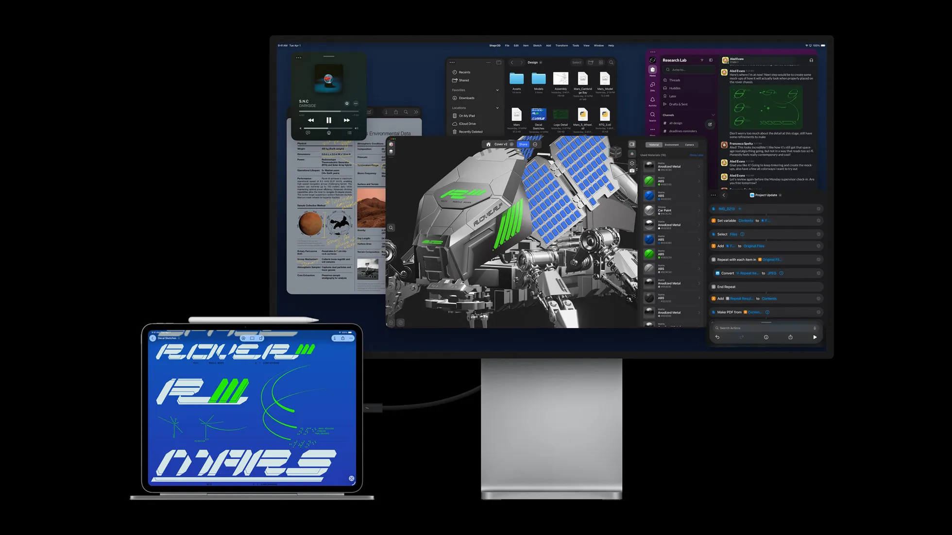 iPad Pro M5 màn hình OLED độ sáng 1600nits giảm chói 